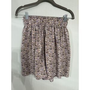 SHEIN Floral High Waist Flowy Shorts Size XS